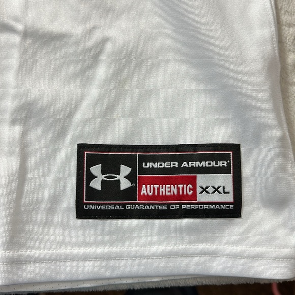 Under Armour Men’s Baseball Jersey White Size XXL - Picture 3 of 5